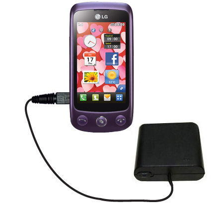 AA Battery Pack Charger compatible with the LG GS500