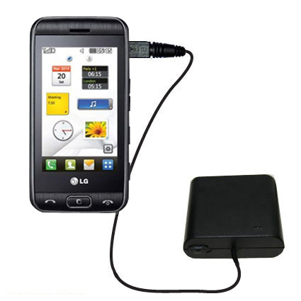 AA Battery Pack Charger compatible with the LG GT400