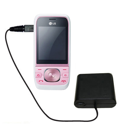 AA Battery Pack Charger compatible with the LG GU285