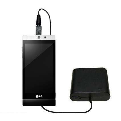 AA Battery Pack Charger compatible with the LG Mini