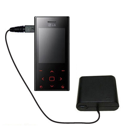 AA Battery Pack Charger compatible with the LG New Chocolate BL20