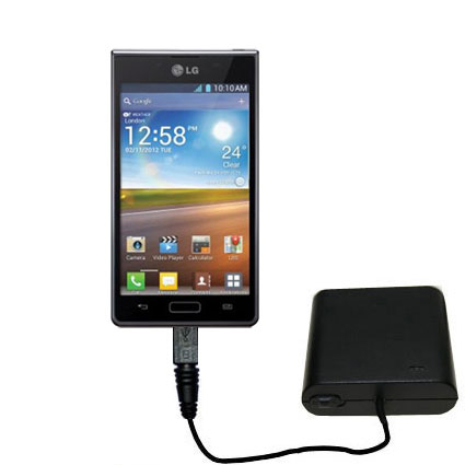 AA Battery Pack Charger compatible with the LG Optimus L5