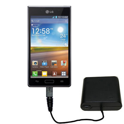 AA Battery Pack Charger compatible with the LG Optimus L7
