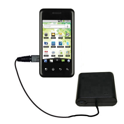 AA Battery Pack Charger compatible with the LG Optimus T