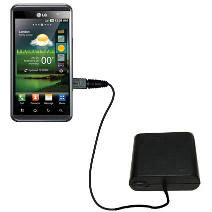 AA Battery Pack Charger compatible with the LG P920