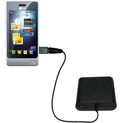 AA Battery Pack Charger compatible with the LG Pop GD510