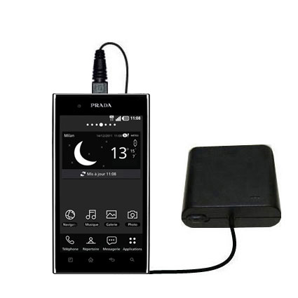 AA Battery Pack Charger compatible with the LG Prada 3.0