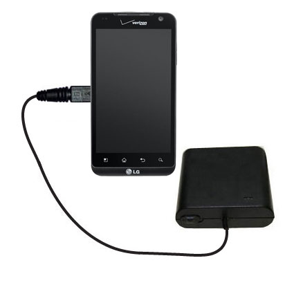 AA Battery Pack Charger compatible with the LG Revolution