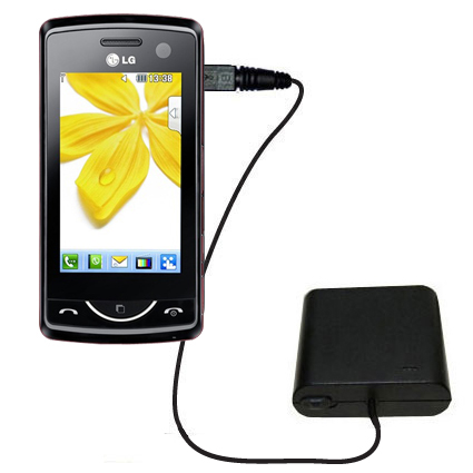 AA Battery Pack Charger compatible with the LG Scarlet