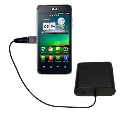 AA Battery Pack Charger compatible with the LG Tegra 2