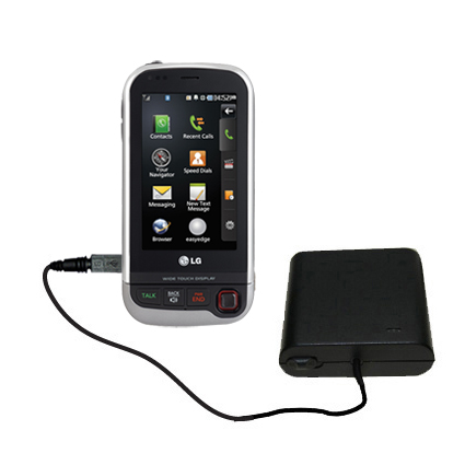 AA Battery Pack Charger compatible with the LG UX840