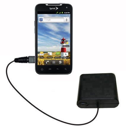 AA Battery Pack Charger compatible with the LG Viper 4G / LS840