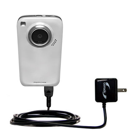 Wall Charger compatible with the Memorex MyVideo VGA Camcorder