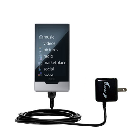 Wall Charger compatible with the Microsoft Zune HD