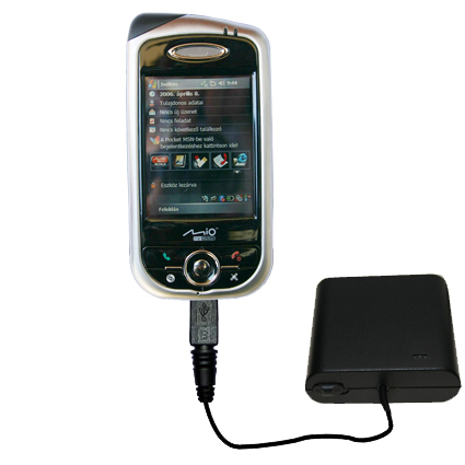AA Battery Pack Charger compatible with the Mio A701