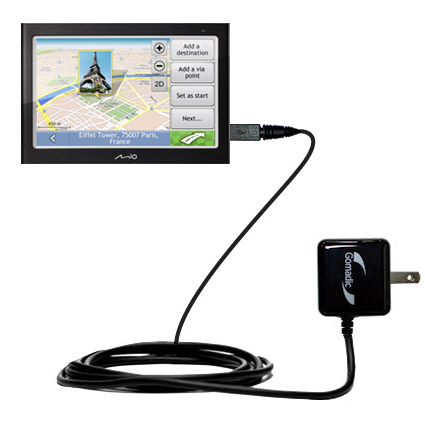 Wall Charger compatible with the Mio C728