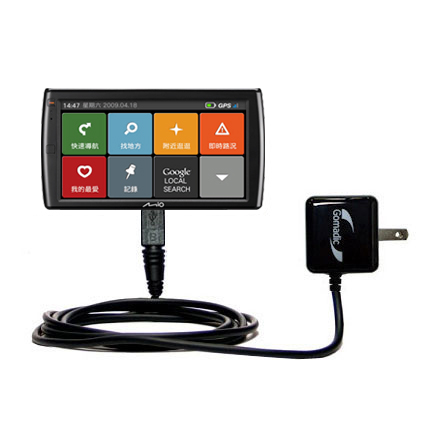 Wall Charger compatible with the Mio Moov V765