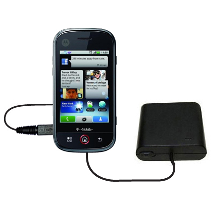 AA Battery Pack Charger compatible with the Motorola  CLIQ MB200