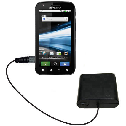 AA Battery Pack Charger compatible with the Motorola Atrix 2