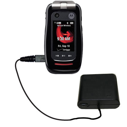 AA Battery Pack Charger compatible with the Motorola Barrage V860