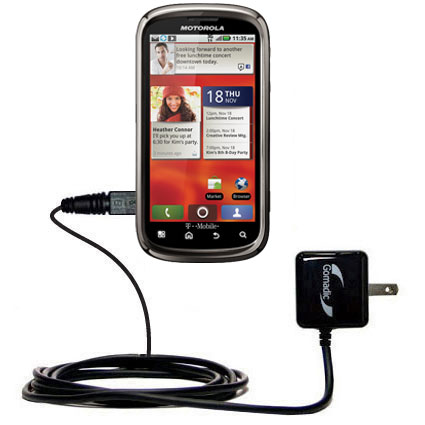Wall Charger compatible with the Motorola CLIQ 2