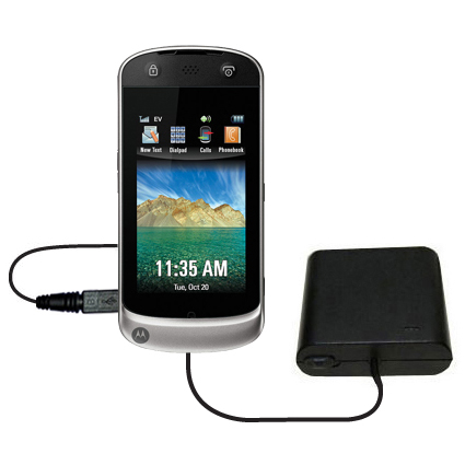 AA Battery Pack Charger compatible with the Motorola Crush