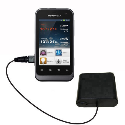 AA Battery Pack Charger compatible with the Motorola DEFY Mini / XT320