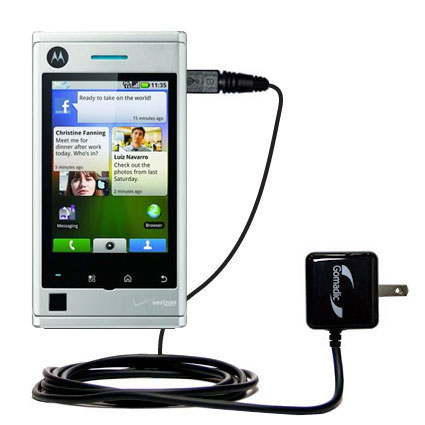 Wall Charger compatible with the Motorola Devour A555