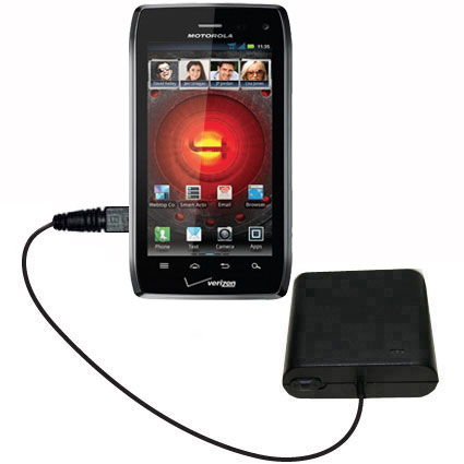 AA Battery Pack Charger compatible with the Motorola DROID 4 / XT894