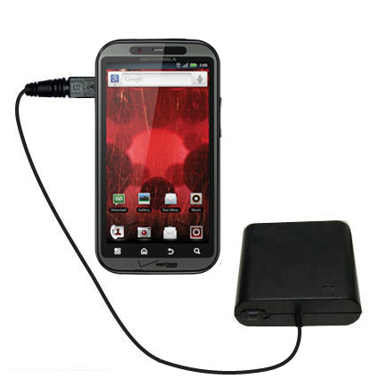 AA Battery Pack Charger compatible with the Motorola DROID Bionic