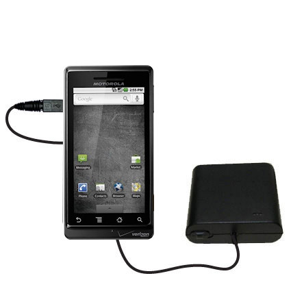 AA Battery Pack Charger compatible with the Motorola DROID