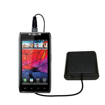 AA Battery Pack Charger compatible with the Motorola DROID RAZR