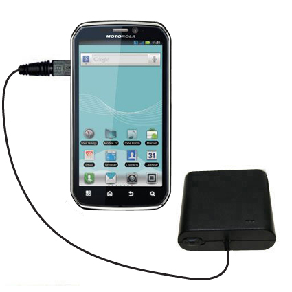 AA Battery Pack Charger compatible with the Motorola Electrify