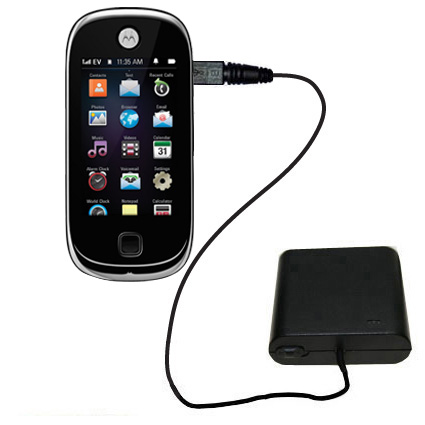 AA Battery Pack Charger compatible with the Motorola Evoke QA4