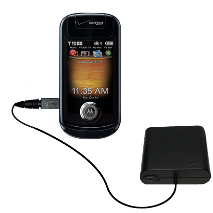 AA Battery Pack Charger compatible with the Motorola Krave