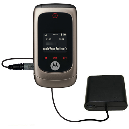 AA Battery Pack Charger compatible with the Motorola MOTO EM330