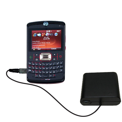 AA Battery Pack Charger compatible with the Motorola Q9m