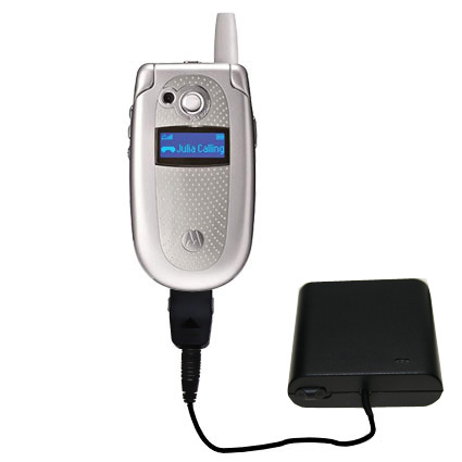 AA Battery Pack Charger compatible with the Motorola V400