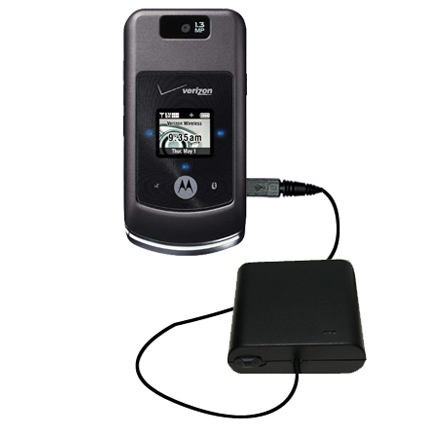 AA Battery Pack Charger compatible with the Motorola W755