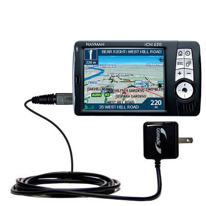 Wall Charger compatible with the Navman iCN 520