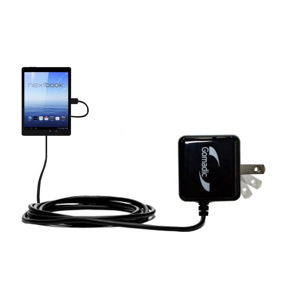 Wall Charger compatible with the Nextbook Premium 8 HD NX008HD8G Tablet