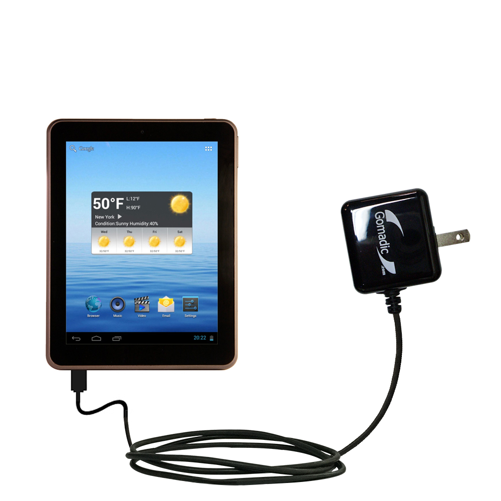 Wall Charger compatible with the Nextbook Premium 8SE Next8P12