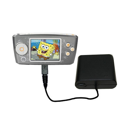 AA Battery Pack Charger compatible with the Nickelodean Spongebob Squarepants Multimedia Player