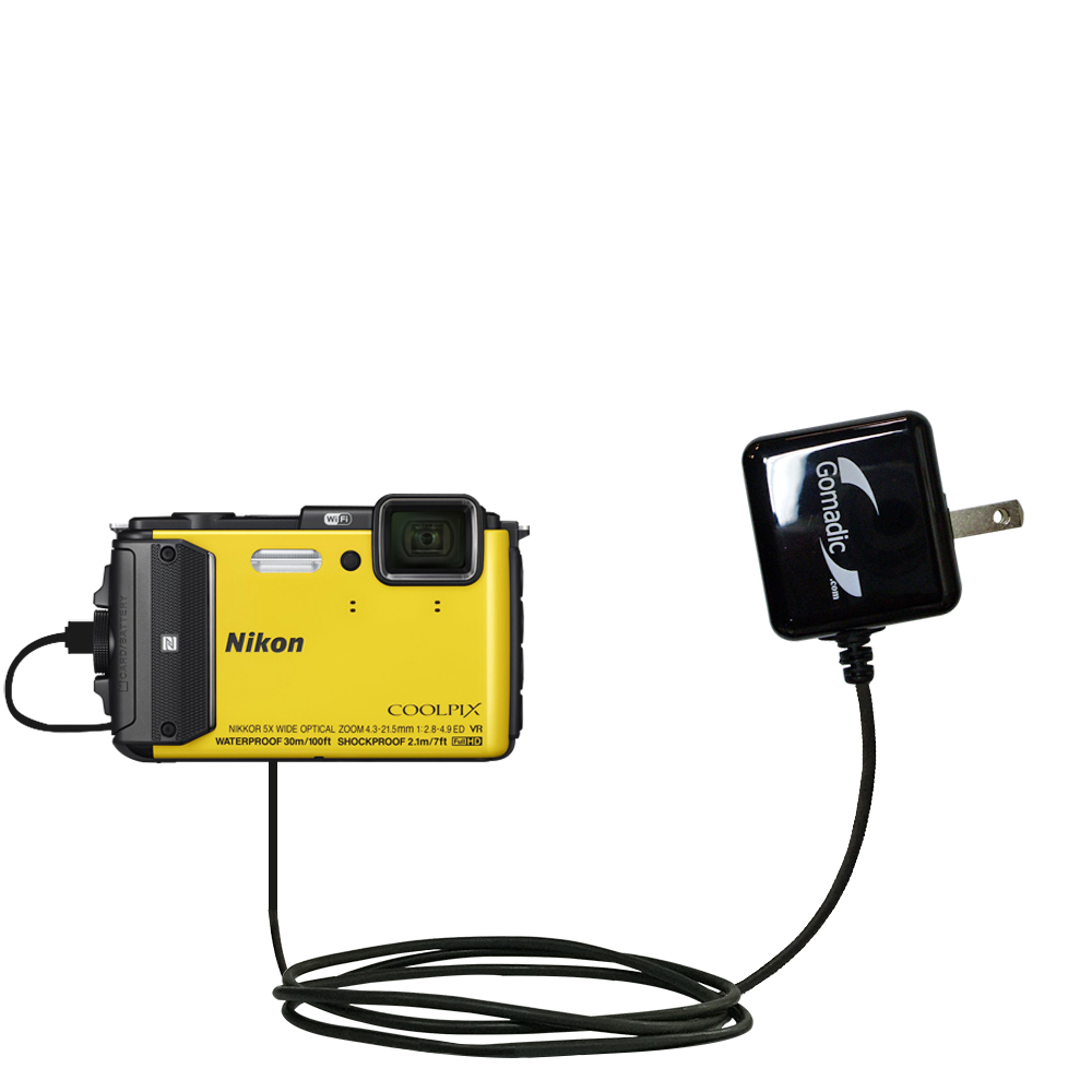 Wall Charger compatible with the Nikon Coolpix AW130