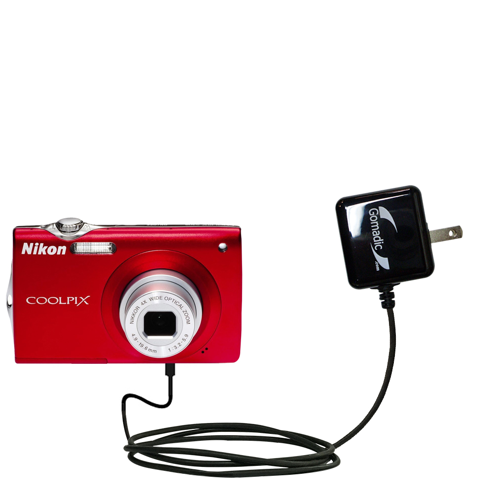 Wall Charger compatible with the Nikon Coolpix S205