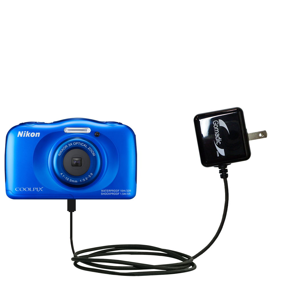 Wall Charger compatible with the Nikon Coolpix S33