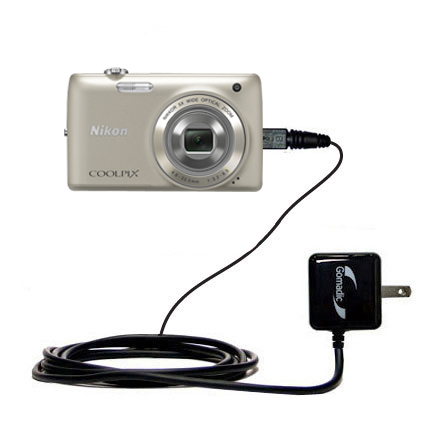 Wall Charger compatible with the Nikon Coolpix S4100