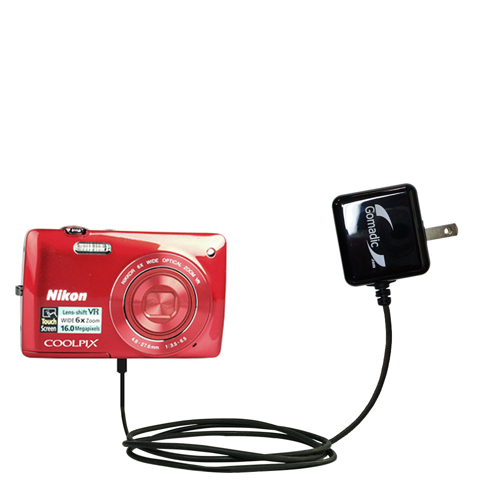 Wall Charger compatible with the Nikon Coolpix S4200 / S4300