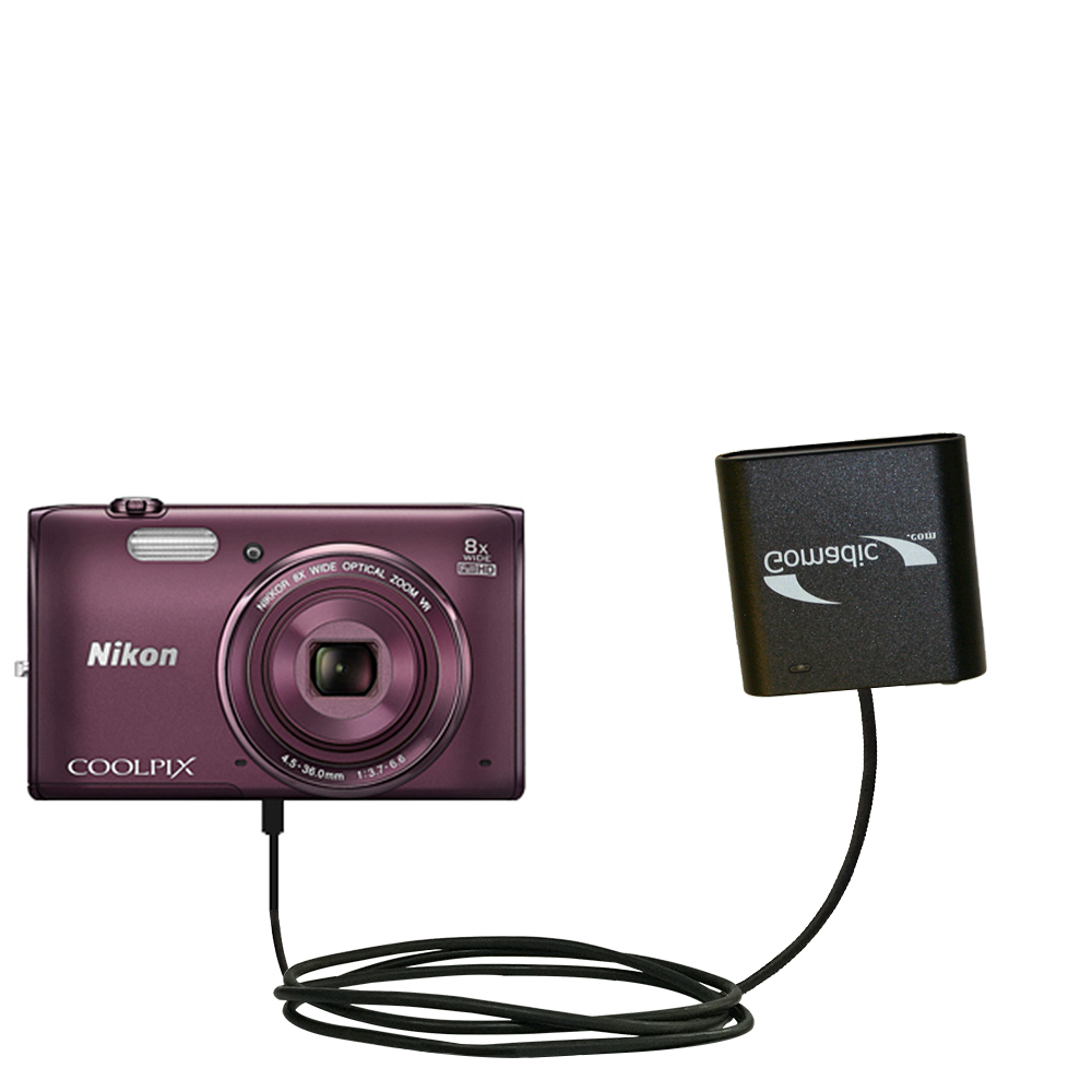 AA Battery Pack Charger compatible with the Nikon Coolpix S5300