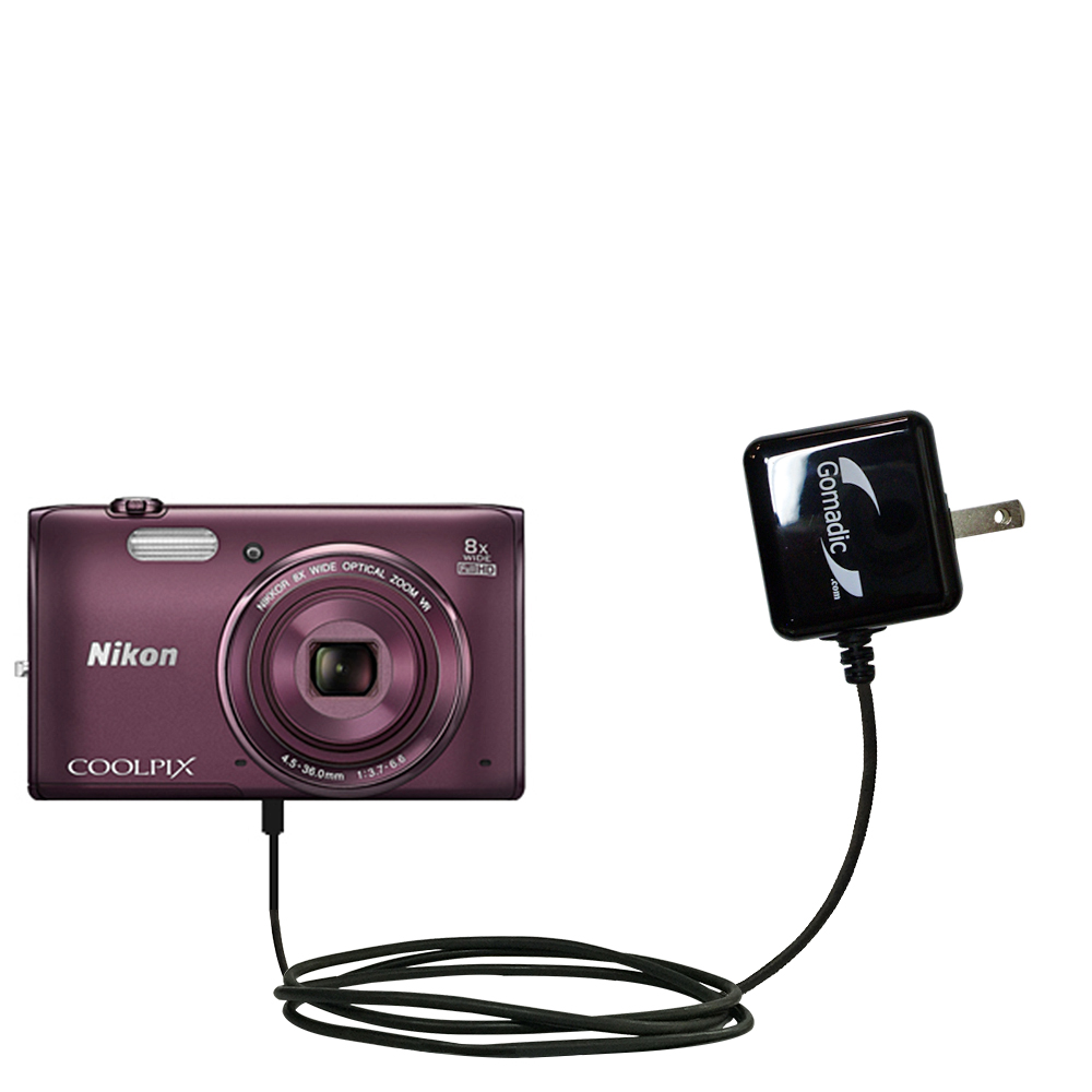 Wall Charger compatible with the Nikon Coolpix S5300